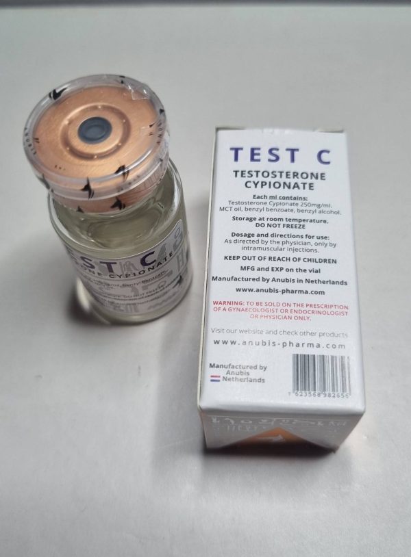 TESTOSTERON CYPIONATE 250MG 10ML ANUBIS