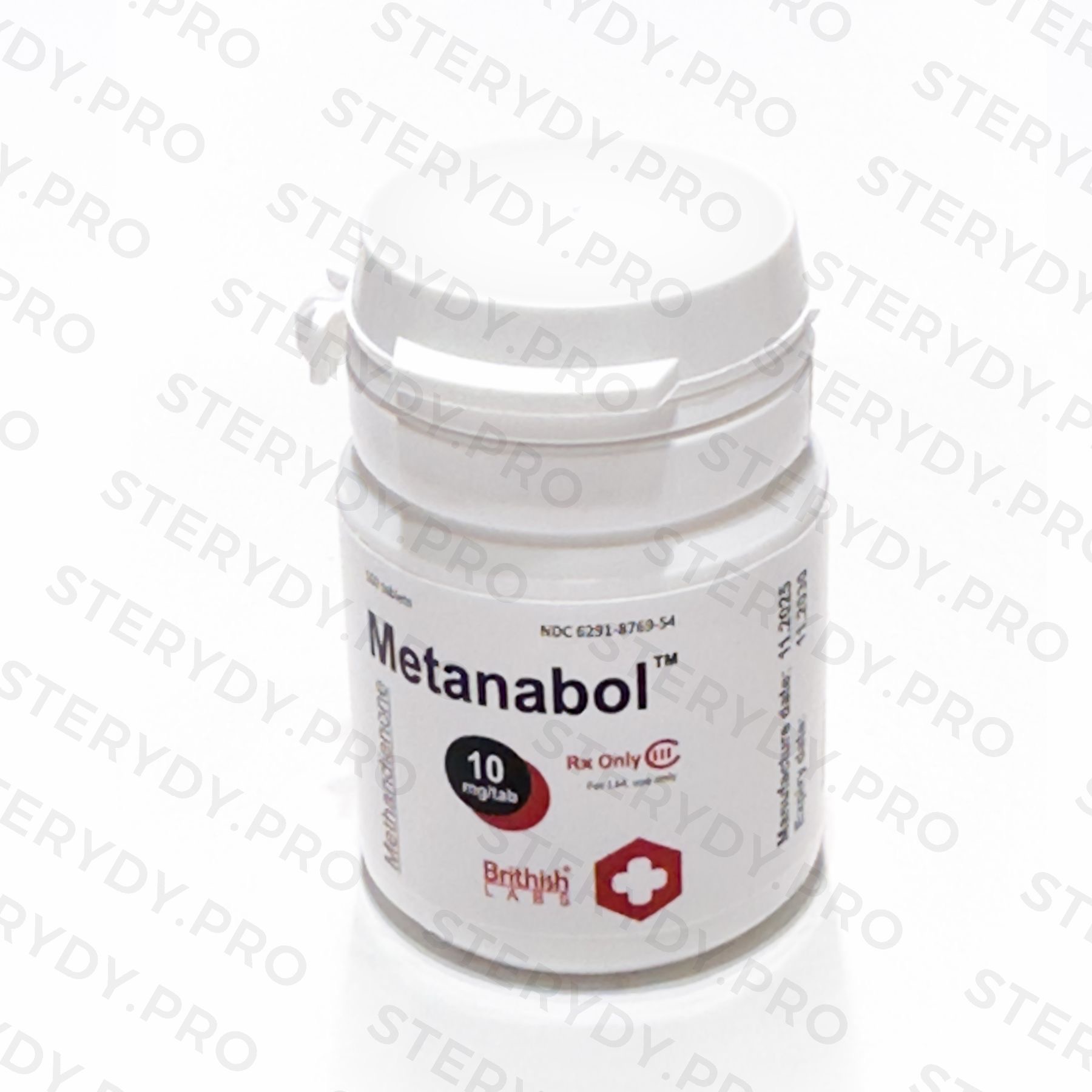 METANABOL 10MG 100TAB BRITISH LABS - obrazek 2