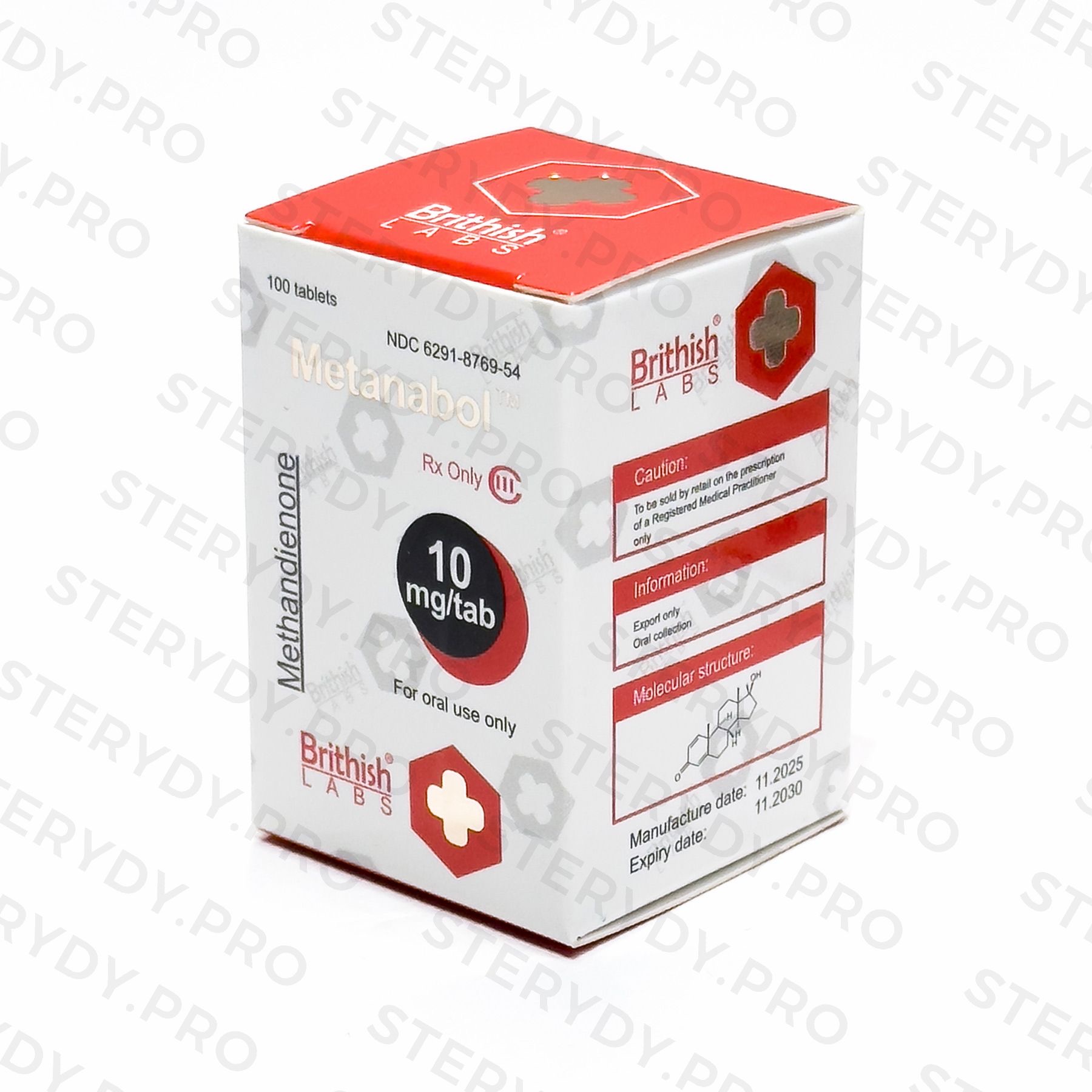 METANABOL 10MG 100TAB BRITISH LABS